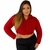 Jaqueta feminina cropped teddy com capuz e zíper 38 ao 50 - casaquinho feminino curto sherpa pelúcia de manga longa M G1 (086jaqusherzipcapuz) - loja online