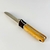 Faca Lâmina Aço Inox Cabo Madeira Com Bainha Luatek SLK-AF33 - comprar online