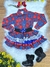 Conjunto Meninas Junino Camisa Vermelha Com Mini Saia Xadrez (0901VA) - loja online