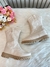 Bota infantil Boiadeira Texana Off White Com Zíper Luxo (21101WF) - SHOPPING BRASILIA ATACADO & VAREJO