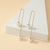Brincos Gancho Perola Dupla - comprar online