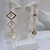 Brincos Longo luxo Banhada a Ouro 18k Semi Joias - comprar online