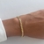 Pulseira Escrava Com Filhos Banhada a Ouro 18k Semi Joias