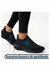 Tênis Esportivo Feminino Leve e Confortável - D012 Preto/Azul - comprar online