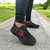Tênis Esportivo Feminino Leve e Confortável - D012 Preto/Rosa - comprar online