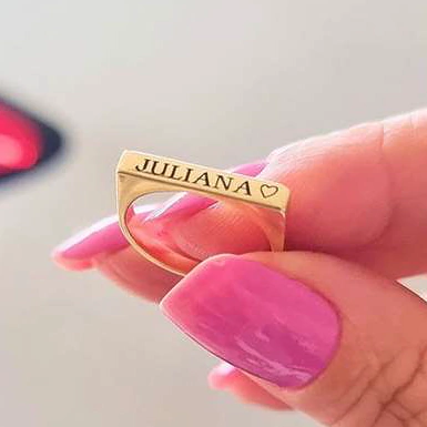 Anel Personalizado com Nome