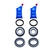Kit 2 Rolamentos Roda Traseiro Fox Gol Cordoba Golf Ibiza - loja online