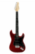 Guitarra Elétrica Giannini G-101 Metallic Red com escudo Black