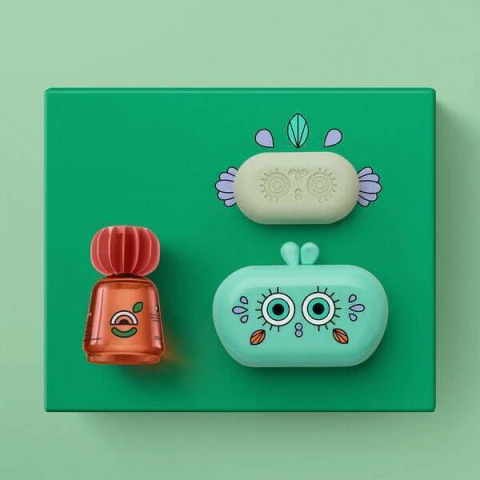 Kit de Perfume e saboneteira infantil