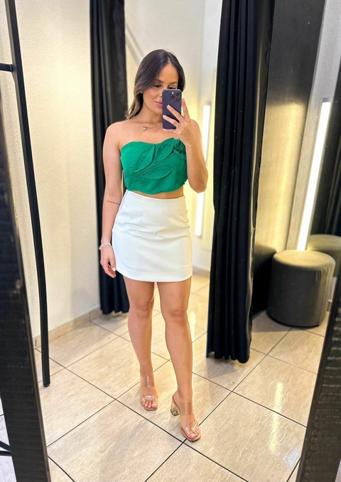 Cropped flor bojo