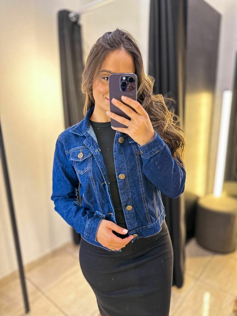 Jaqueta 100% jeans