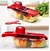 Mandoline Slicer Nicer Chopper Ralador Cortador Alimentos Triturador 6 em 1 Cort - loja online