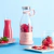 Mini Liquidificador Portátil Recarregável Mixer Shake 420ml Cor:Rosa