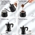 CAFETEIRA ITALIANA BLACK PLUS CAFE EXPRESSO MANUAL MOKA 3 XICARAS PREMIUM PRETA EM ALUMINIO (7540) na internet