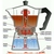 Imagem do CAFETEIRA ITALIANA BLACK PLUS CAFE EXPRESSO MANUAL MOKA 3 XICARAS PREMIUM PRETA EM ALUMINIO (7540)