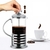 CAFETEIRA FRANCESA EM INOX MAQUINA DE CAFE 350ML PRENSA CHALEIRA EM VIDRO CREMEIRA BULE FRENCH PRESS (1530) - comprar online