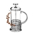 CAFETEIRA FRANCESA EM INOX MAQUINA DE CAFE 350ML PRENSA CHALEIRA EM VIDRO CREMEIRA BULE FRENCH PRESS (1530) - comprar online