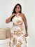 Vestido Maldivas Jardim Dourado Tamanho:GG (7084) - loja online