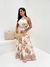 Vestido Maldivas Jardim Dourado Tamanho:G (7083) - loja online