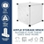 ARMARIO MODULAR GUARDA ROUPA ORGANIZADOR ARARA CABIDEIRO ESTANTE SAPATEIRA COM PORTAS COMPACTO (7804) - comprar online