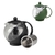 Imagem do BULE CHA CAFE COM INFUSOR CHALEIRA DE VIDRO 1250ML CAFETEIRA INOX JARRA SUCO FILTRO COADOR GRANDE (1460)