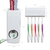 DISPENSER PASTA DENTE COM SUPORTE 5 ESCOVAS AUTOMATICO PORTA CREME DENTAL APLICADOR 2 EM 1 (2142) - loja online