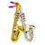 SAXOFONE INFANTIL INSTRUMENTO MUSICAL MINI CLARINETE TROMPETE BRINQUEDO CRIANÇA ACUSTICO JAZZ MUSIC SAX ESTILO PROFISSIO (6896) na internet