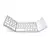 B033 mini teclado sem fio bluetooth touchpad portátil magnético triplo dobráv - comprar online