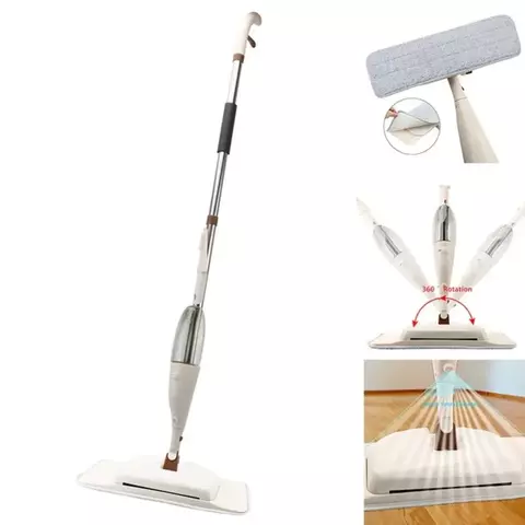 Mob Spray Magico Com Reservatório Rodo Vassoura Esfregão Limpa Azulejo Piso Ma