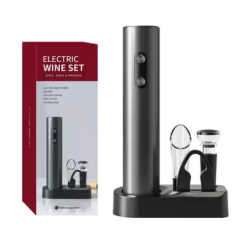 Conjunto elétrico automático de abridor de vinho tinto, rolo de vinho multifun