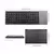 Imagem do B033 mini teclado sem fio bluetooth touchpad portátil magnético triplo dobráv