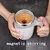 Caneca de café 380ml com mecânica mecânica, copo de mistura de frutas e leite - loja online