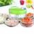 Mini processador manual de alimentos. Triturador, picador e cortador de temperos - comprar online