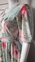 Vestido Longo Floral Em Malha Laise - Abba Moda Evangélica