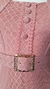 Vestido Em Tule Com Cinto Rose - loja online