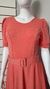 Vestido Em Crepe De Malha Com Cinto na internet