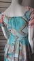 Vestido Em Tule Floral - Abba Moda Evangélica