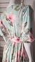 Vestido Longo Floral Em Malha Laise na internet