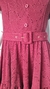 Vestido Em Malha Laise Com Cinto - Abba Moda Evangélica