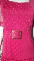 Vestido Pink Em Tule Com Cinto - loja online