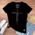 Camiseta Feminina Preta Jesus Strass