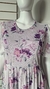 Vestido Em Tule Lilás Floral - Abba Moda Evangélica