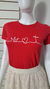T-shirt Vermelha Estampada - comprar online