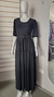 Vestido Longo Preto Em Malha Scott - comprar online