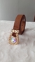 Cinto Marrom Cristal - Abba Moda Evangélica