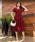 Vestido Em Malha Laise Com Cinto