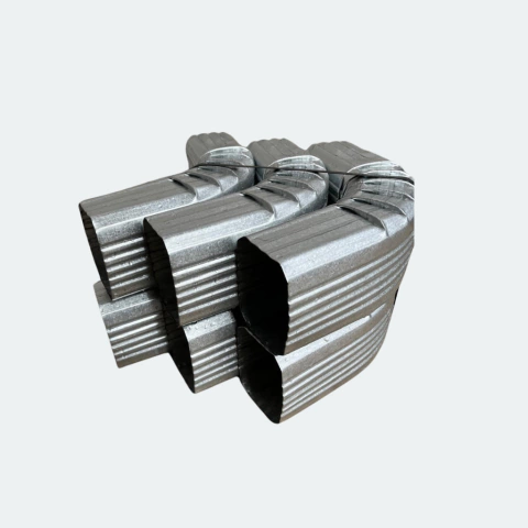 Curva frontal de calha