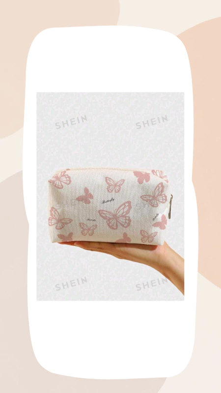 Bolsa de maquillaje cuadrada