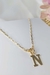 Imagem do Colar De Letras Banhado Em Ouro 18k