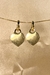 Brinco Argolinha Com Chapa De Coração Banhado Em Ouro 18k - comprar online